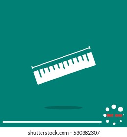 Measurement ruler icon