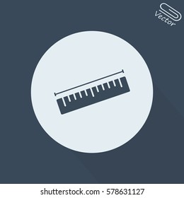 Measurement ruler icon
