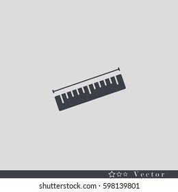Measurement ruler icon