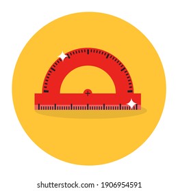 
Measurement Ruler, Slide Ruler In Flat Style 