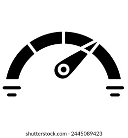Ilustración vectorial de línea de icono Escala de medida