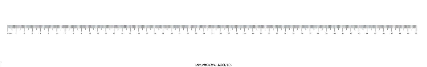 Measurement scale, markup for a ruler. Measuring tool. The release of the ruler. Size indicator units. Metric inch size indicators. Vector illustration.