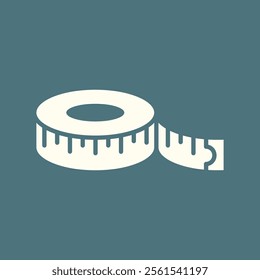 Measurement tape trendy artwork beautiful abstract vector illustration colorful useable design.eps