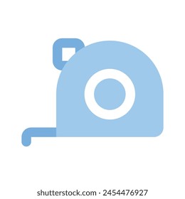 Measurement Tape vector design, an instrument for measuring, inches tape icon