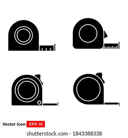 Measurement tape vector style flat trendy