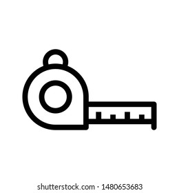 measurement thin line vector icon