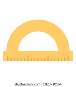 
Measurement tool of a geometry, flat icon of a D
