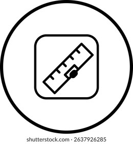 Measurement Tool Icon Representing Precision and Accuracy in Engineering Design