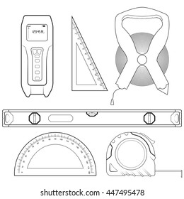 Measurement tools equipment, Mechanic tools.