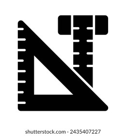 Messwerkzeuge, Lineale Vektor-Design im trendigen Stil