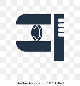 Measurement vector icon isolated on transparent background, Measurement transparency concept can be used web and mobile