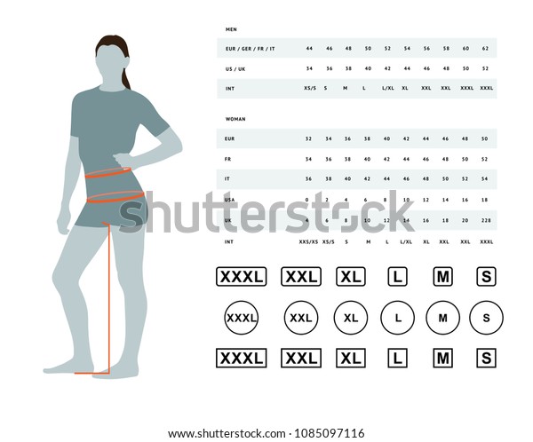 Waist Size Chart For Female