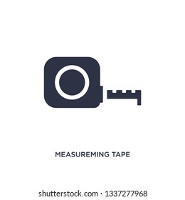 measureming tape icon. Simple element illustration from measurement concept. measureming tape editable symbol design on white background. Can be use for web and mobile.