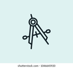 Measuring Accuracy Icon Line Isolated On Clean Background. Measuring Accuracy Icon Concept Drawing Icon Line In Modern Style. Vector Illustration For Your Web Site Mobile Logo App UI Design.