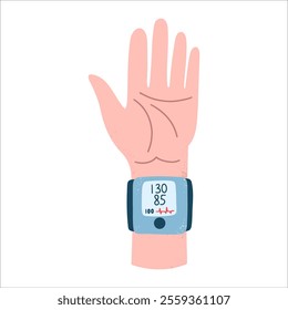 Measuring blood pressure with an automatic tonometer. Prevention of arterial hypertension.