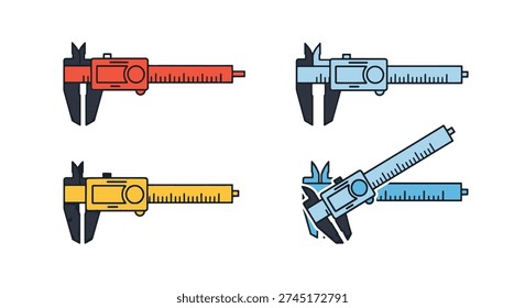 Measuring Caliper creative abstract style