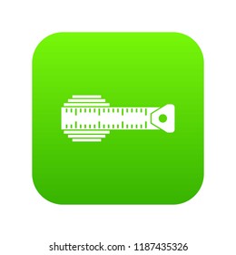 Measuring centimeter icon digital green for any design isolated on white vector illustration