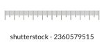 Measuring chart with 10 centimeters. Ruler scale with numbers. Length measurement math, distance, height, sewing tool. Vector illustration. Eps icon.