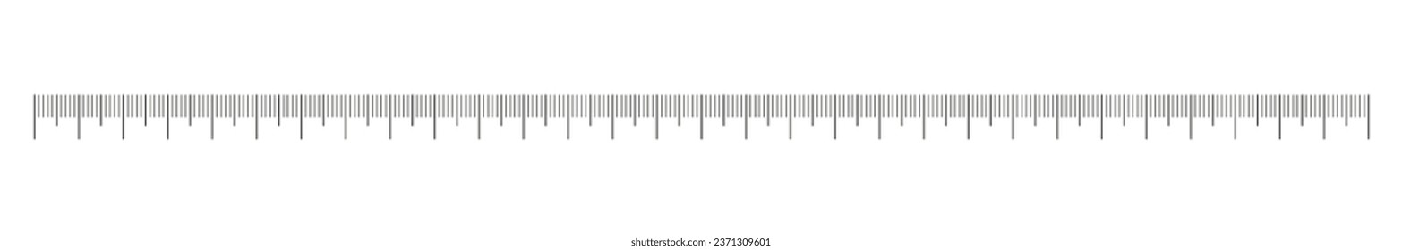 Measuring chart with 30 centimeters. Length measurement math, distance, height, sewing tool. Ruler scale. Vector illustration.	