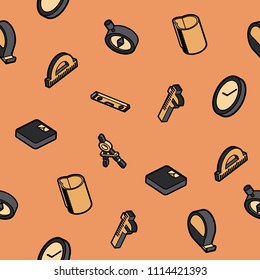Measuring color outline isometric pattern