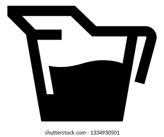 Measuring Cup With Contents Vector Icon