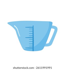 Measuring Cup Cooking and Bakery in Flat Cartoon Vector Illustration Isolated on Transparent Background