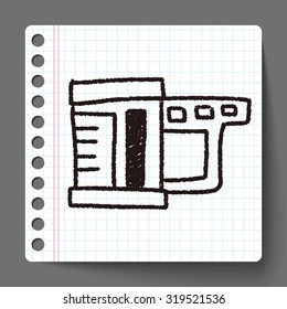 measuring cup doodle drawing
