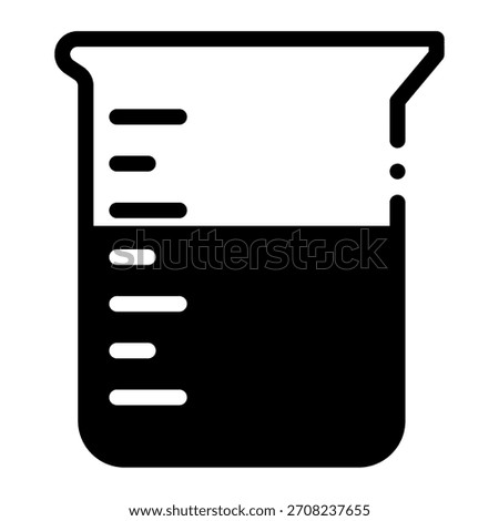A measuring cup filled with red liquid, suitable for cooking, baking, or scientific measurements.