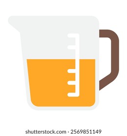 Measuring Cup food and culinary icon illustration