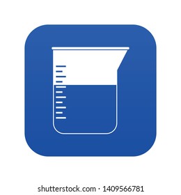 Measuring cup icon digital blue for any design isolated on white vector illustration