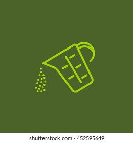 Measuring cup Icon Flat