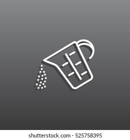 Measuring cup Icon Flat