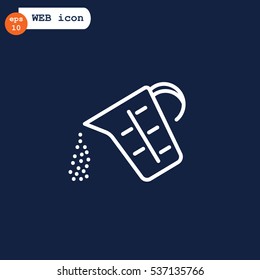 Measuring cup Icon Flat