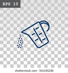 Measuring cup Icon Flat