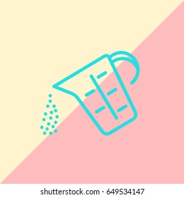 Measuring cup Icon Flat