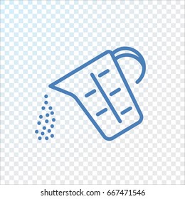 Measuring cup Icon Flat