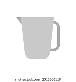 Measuring cup icon illustrated on background