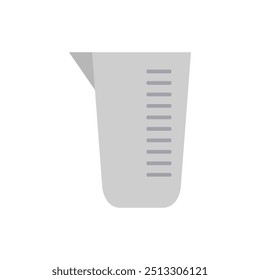 Measuring cup icon illustrated on background