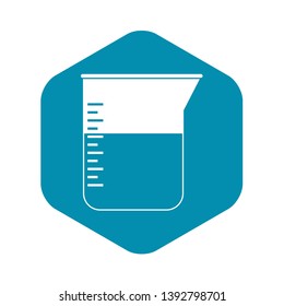 Measuring cup icon. Simple illustration of measuring cup vector icon for web