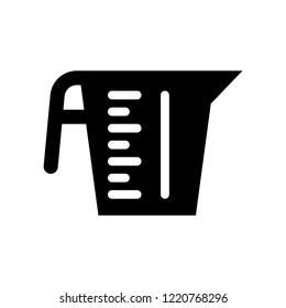 Measuring cup icon. Trendy Measuring cup logo concept on white background from kitchen collection. Suitable for use on web apps, mobile apps and print media.