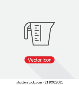 Measuring Cup Icon Vector Illustration Eps10