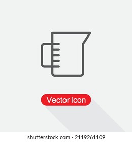 Measuring Cup Icon Vector Illustration Eps10