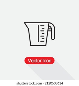 Measuring Cup Icon Vector Illustration Eps10