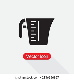 Measuring Cup Icon Vector Illustration Eps10