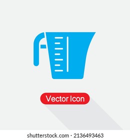 Measuring Cup Icon Vector Illustration Eps10