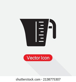 Measuring Cup Icon Vector Illustration Eps10