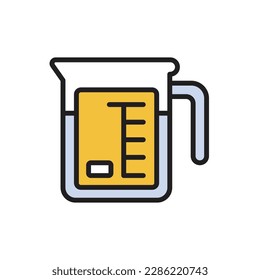 Measuring Cup Icon Vector Illustration