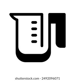 Messbecher Symbol Vektorgrafik Symbol Design Illustration