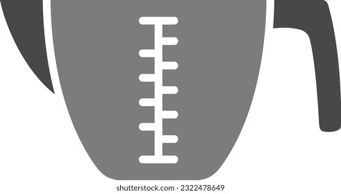 Icono vectorial de la copa de medida. Se puede usar para imprimir, móviles y aplicaciones web.