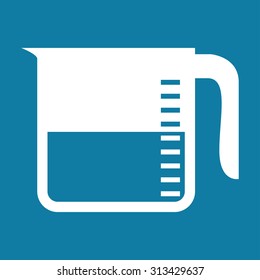 measuring cup vector icon illustration